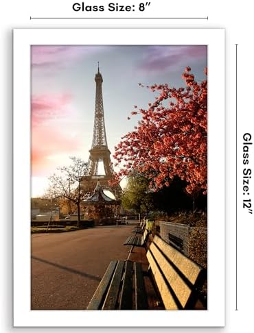 Americanflat 8x12 Picture Frame - Engineered Wood - White - Image 2