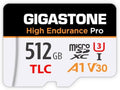 [5-Yrs Free Data Recovery] GIGASTONE 512GB Micro SD Card, TLC High Endurance Pro, Speed Up to 140/120 MB/s, Compatible with REDTIGER Rove VIOFO VANTRUE PRUVEEO Dash Cam, MicroSDXC UHS-I A1 V30 U3 by Gigastone
