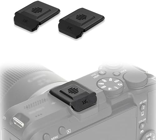 JJC 2-Pack ER-SC2 Hot Shoe Cover Cap for Canon EOS-R Cameras, Full-Coverage by JJC