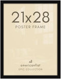 Americanflat 21x28 Poster Frame - Engineered Wood - Black by Americanflat
