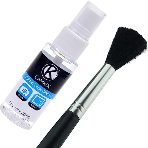 Camkix Camera Lens Cleaning Kit - Air Blower, 2in1 Lens Cleaning Pen, Cleaning Brush, Spray Bottle w/Cleaning Solution, Lens Cleaning Paper Tissue (50 Sheets), Microfiber Cleaning Cloths- for Lenses - Image 5