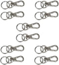 Foto&Tech Small Quick Release Adapter Clip for Camera with Round Lugs for Camera Strap, 33lb Breaking Force (5 Set, Silver) by FOTO%26TECH