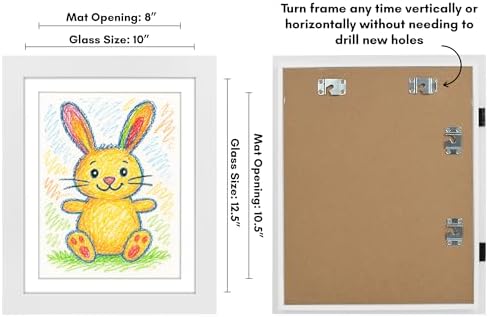 Americanflat 8.5x11 Changeable Kids Art Frame - White - Image 3