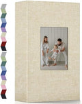 popotop Photo Album 4x6-300 Photos Linen Cover Photo Books with 300 Horizontal Pockets,Slip-in Picture Albums for Family Wedding Anniversary Baby Vacation Pictures by Popotop