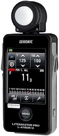 Sekonic LiteMaster Pro L-478DR-U-EL Light Meter for Elinchrom Skyport, Touchscreen Incident & Reflected Meter with Built-In EL Transmitter, Flash Analyzing & Cine Frame Rate Control - Image 2