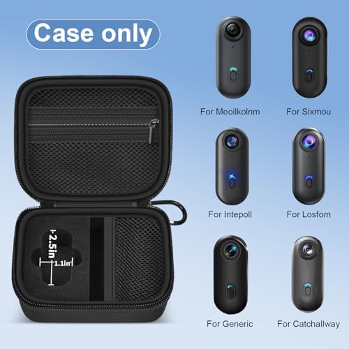 casmilee Hard Mini Body Camera Case for Thumb Action Cam, Box Only - Image 2
