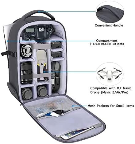 MOSISO Camera Backpack, DSLR/SLR/Mirrorless Photography Camera Bag - Image 2