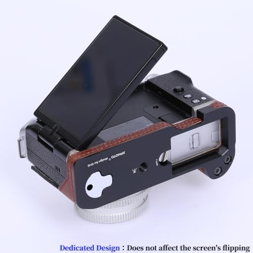 Camera Genuine Leather Half Case ，Compatible with FUJIFILM X-M5 XM5 - Image 2