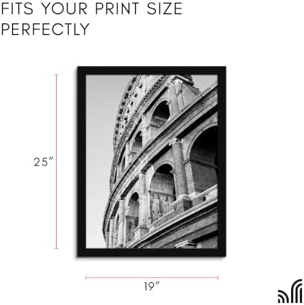 Americanflat 19x25 Poster Frame - Engineered Wood - Black - Image 2