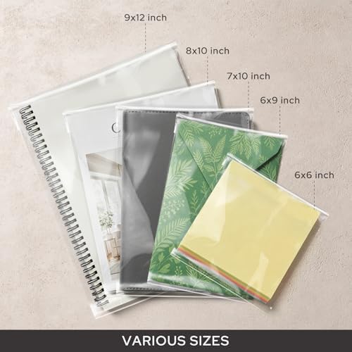 Golden State Art 50 Pack 5x8 Acid-Free Crystal Clear Sleeves Storage Bags - Image 7