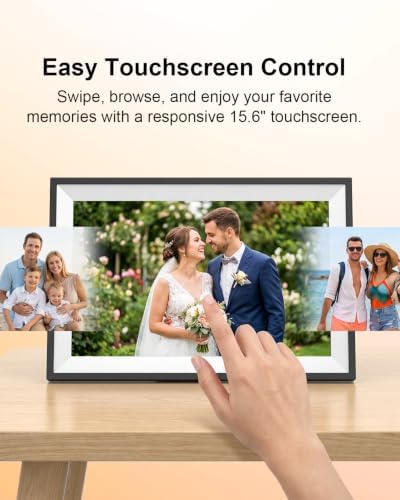 Frameo 15.6 Inch Smart WiFi Digital Picture Frame - Image 3