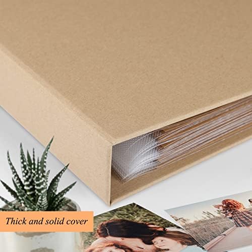 1DOT2 12x12 Inch 3 Ring DIY Scrapbook Photo Album, Yellow - Image 2