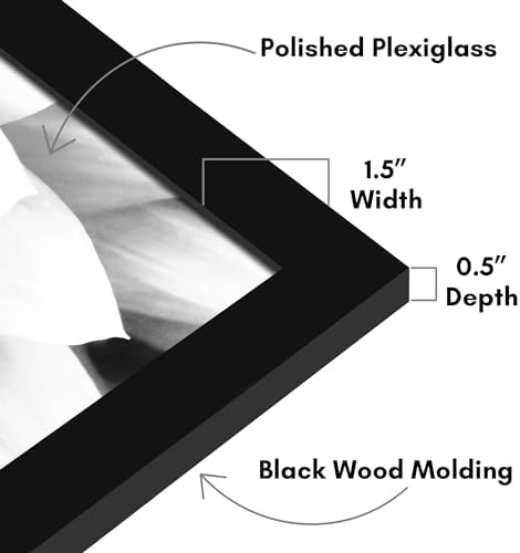 Americanflat 24x34 Poster Frame - Engineered Wood - Black - Image 3