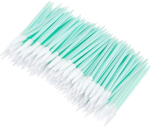 Chinco 200 Pcs Cleaning Swabs 2.56'' Sponge Tip Swabs Sticks Green by Chinco