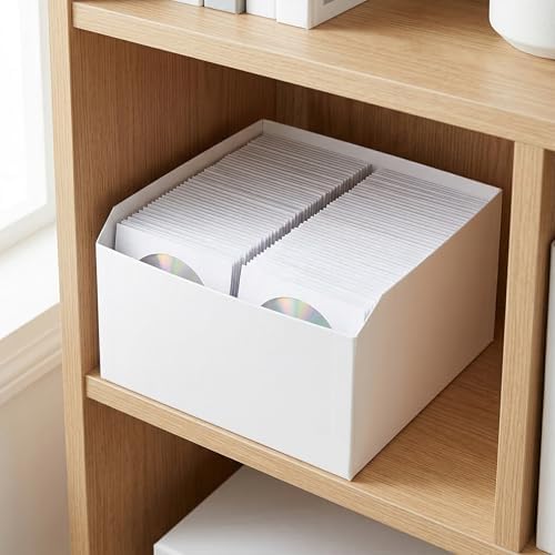 Fasmov 1000 Pack Thick White Paper CD DVD Sleeves Envelope with Clear Window and Flap, Dust Proof Protective Disc Storage for Music, Movies and Home Office - Image 7