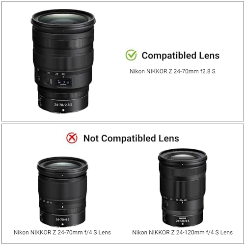 HB-87 Reversible Lens Hood for Nikon NIKKOR Z 24-7mm f2.8 S on Z3 Zfc Z5 - Image 2