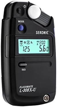 Sekonic L-308X-U Flashmate Light Meter, Compact Digital Incident & Reflected Exposure Meter with Photo, Cine & HD Cine Modes, LCD Auto Backlight, Illuminance Measurement, Pocket-Sized Design - Image 3