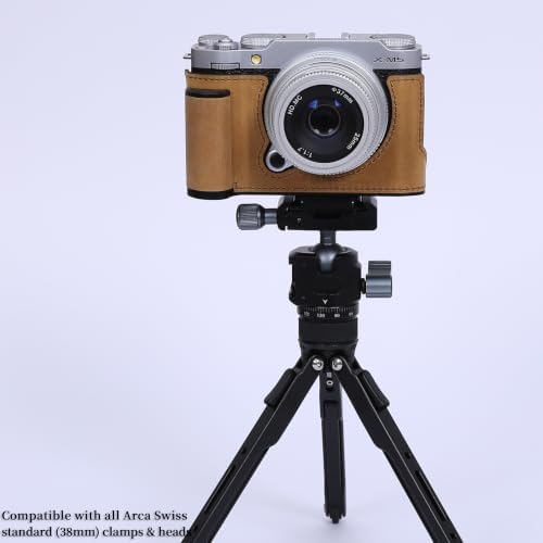 Camera Genuine Leather Half Case ，Compatible with FUJIFILM X-M5 XM5 - Image 7
