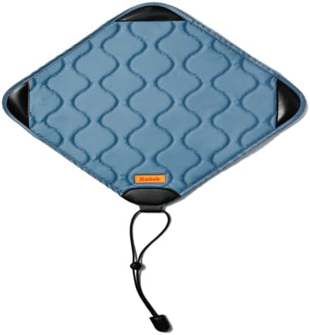 KODAK Camera Wrap Size M 31x31cm - Water-Resistant, Anti-Scratching and Dust-Free Protective Cloth for Mirrorless Camera, Compact Camera, Prime Lens (Steel Blue) [ONE item] by Unknown