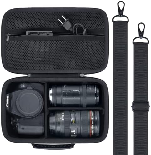 Hard Case for Canon EOS Rebel T7/T100/R50/R100 DSLR Camera with Lens by Baval