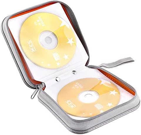 40‑Capacity Hard Plastic CD/DVD Binder for Car, Home & Travel - Image 5