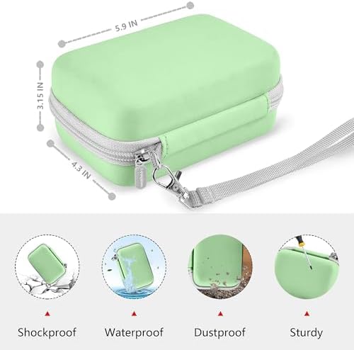 Leayjeen Vlogging Camera Case for Duluvulu/VJIANGER/Gavonde - Green - Image 3