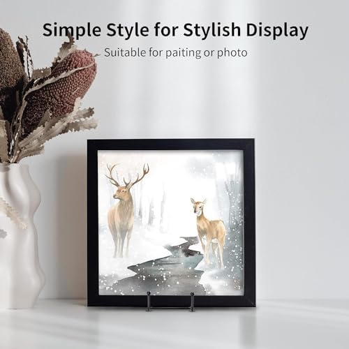Kruodop 5 Pack Plate Stands for Display, 4 Inch Plate Holder Display Stand, Metal Frame Holder Stands for Book, Pictures, Photo Easel, Tabletop Art - Image 6