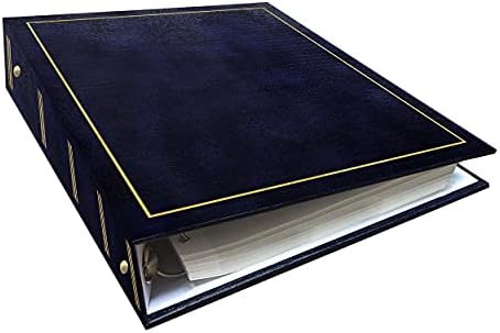 Pioneer Photo Albums Magnetic Self-Stick 3-Ring Photo Album 100 Pages (50 Sheets), Navy Blue & 3-Ring Pocket Burgundy Album for 504 Photos - 4"X6" - Image 7