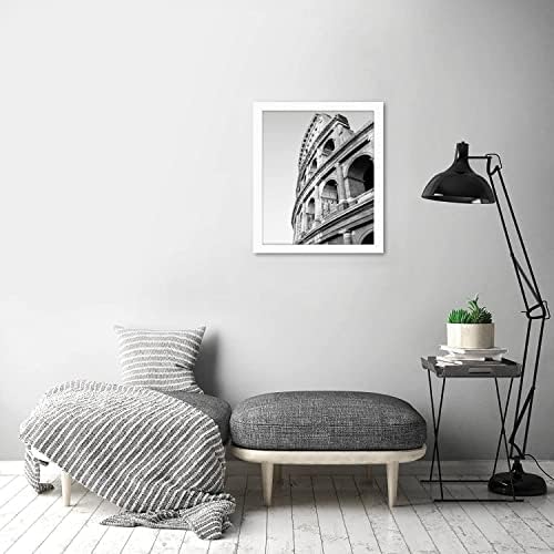 Americanflat 20x24 Poster Frame - White Engineered Wood with Polished Plexiglass - Wide Picture Frame for Vertical or Horizontal Wall Display - Epic Collection - White - Image 5