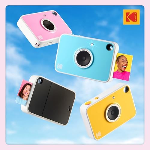 Kodak Printomatic+ Instant Print Digital Camera (Pink) 10MP Portable Camera with Interactive RGB LED Status Indicator, Prints Full-Color Photos on Zink 2x3” Sticky-Backed Photo Paper - Easy & Fun - Image 6