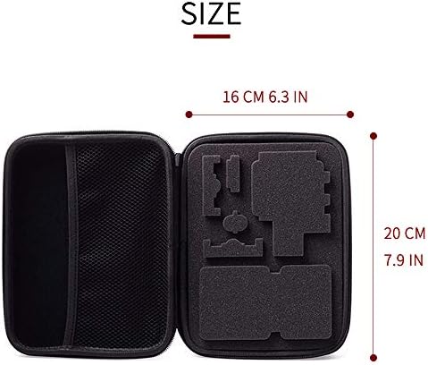 TEKCAM Action Camera Carrying Case Protective Storage Bag, Medium - Image 2