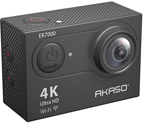 AKASO EK7000 4K30FPS 20MP WiFi Action Camera with EIS Ultra HD 131FT Waterproof Underwater Camera Remote Control 4X Zoom Support External Microphone Black - Image 4