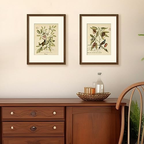 upsimples 12x16 Picture Frame, Gallery Wall Frames Set of 5, Brown - Image 2