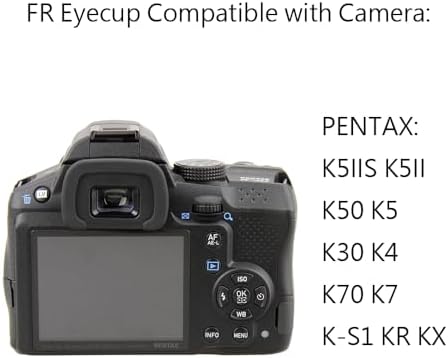 K50 Eyecup Eyepiece Viewfinder Compatible for PENTAX K5 K7 K30 K50 K70 - Image 4
