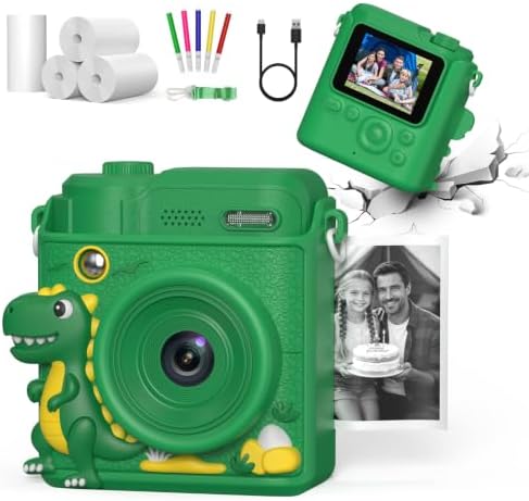Gofunly Kids Camera Instant Print: Birthday Gifts for Age 4-10 Girls Boys by Gofunly
