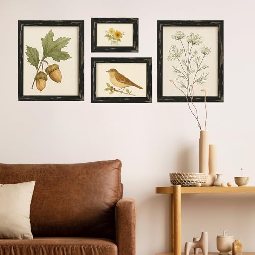 puthiac 8x10 Rustic Farmhouse Picture Frame, Swamp Black, 1 Pack - Image 7