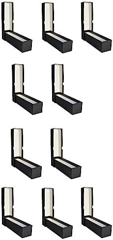 Guardhouse 9" Single Row Storage Box for 2" Paper and Plastic Coin Holders Black Bundle of 10 Boxes by Guardhouse