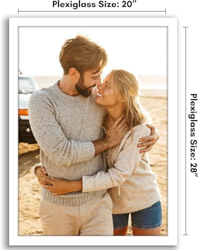 Americanflat 20x28 Poster Frame - Engineered Wood - White - Image 2
