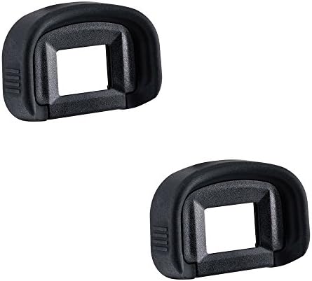 JJC 2-Pack EG Eyecup Eyepiece Eye Cup for Canon EOS 5D Mark IV III 5DSR 7D by JJC