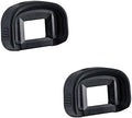 JJC 2-Pack EG Eyecup Eyepiece Eye Cup for Canon EOS 5D Mark IV III 5DSR 7D by JJC