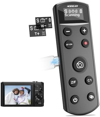 Remote Control for Sony Camera,USB-C Rechargeable Wireless Shutter Release by AODELAN