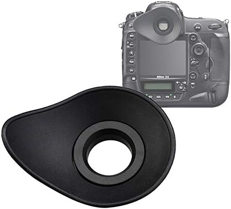 JJC EN-DK19 Large Eye Cup, Ergonomic Oval Soft TPU Rubber Eye Piece, D850 Eyecup Viewfinder, DK 19 Replacement, 65*51*34mm, Compatible with Nikon D850 D810 D800E D800 D500 D3 D3S D3X D4 D4S D5 Df by Fotasy