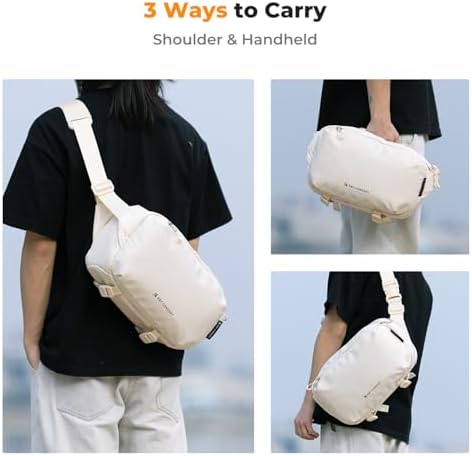 K&F CONCEPT 2 in 1 Camera Sling Bag, Everyday Shoulder Bag - Image 6