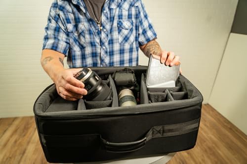 VANGUARD Divider Bag 46 Customizable Insert/Protection Bag for DSLR Camera, Lenses, Accessories, 26 Liter Capacity - Image 6