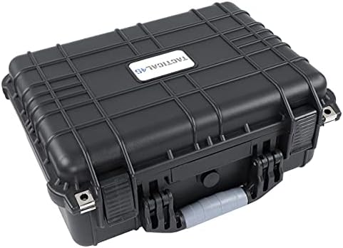 Tactical45 Hard Case with Foam - 16 x 13 x 7in Hard Shell Waterproof Storage Case with Pluck Padding Protective Latching Suitcase for Rifles, Cameras, Handguns, Drones, Guitars, and Electronics - Image 3