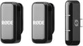 RØDE Wireless Micro - Compact Wireless Microphone, Two Mics with Charge Case for Smartphone Content Creation - USB-C, Black | Two Mics with Charge Case for Smartphone Content Creation, USB-C, Black by R%C3%98DE