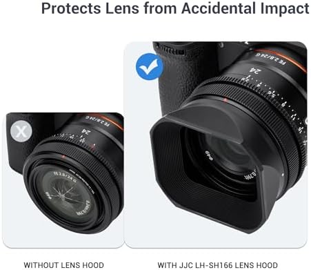 JJC Lens Hood for Sony FE 24mm f2.8 G, FE 50mm F2.5 G, FE 40mm F2.5 G Lens - Image 4