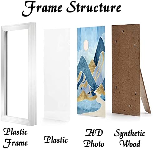 Silver 8x11 Picture Frame, Lightweight Sturdy Gallery Wall Decor - Image 2