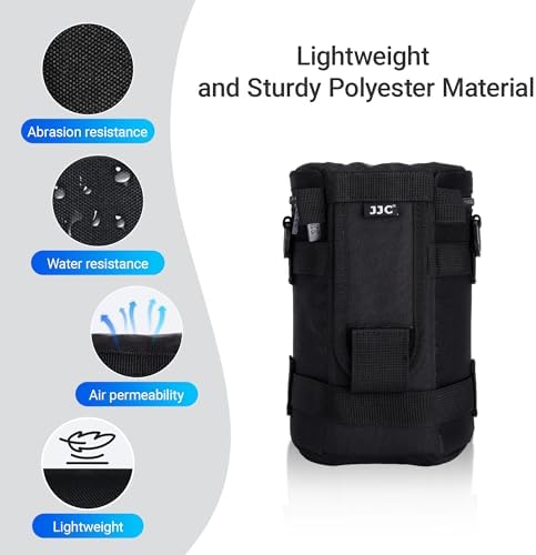 JJC Camera Lens Pouch Case for Canon/NIKKOR 70-200mm Fuji XF 50-140mm Lens - Image 2