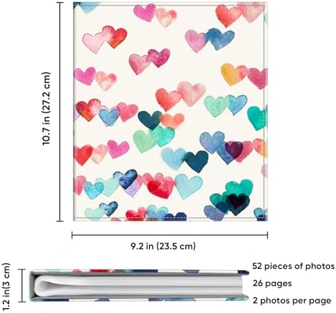 Fintie Photo Album for 8x10 Photos, 52 Pockets Vegan Leather Memory Book - Image 6